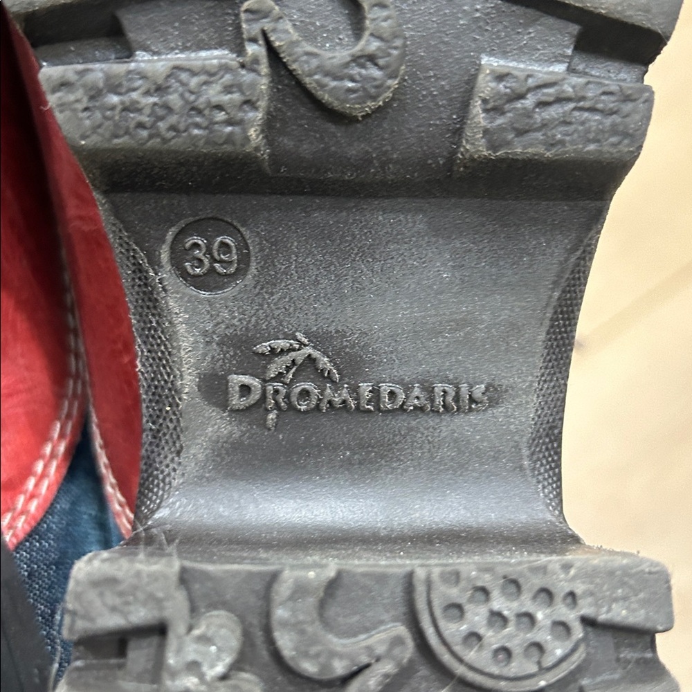 Dromedaris Whimsy Flowers Kiara Lug Sole Oxford Size 39 - Picture 10 of 16